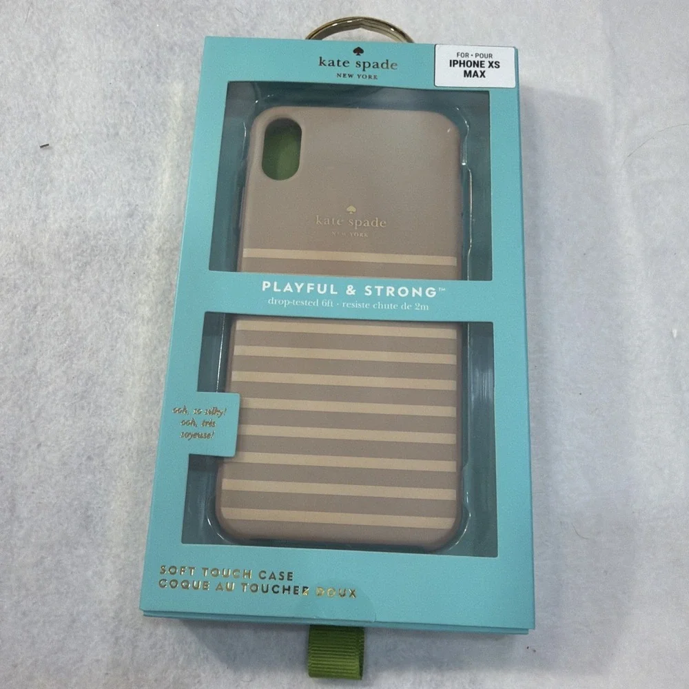 Kate Spade NEW YORK Protective Hardshell Case iPhone 11 Xs MAX Park Stripe Tub24